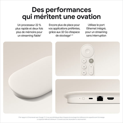 Passerelle multimédia GOOGLE TV Streamer 4K