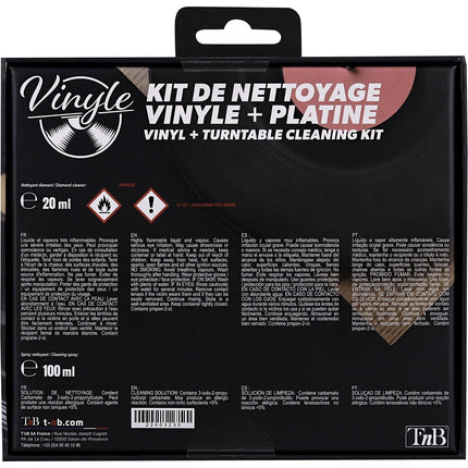 Kit de nettoyage TNB 5 en 1 pour disques et platines vinyles