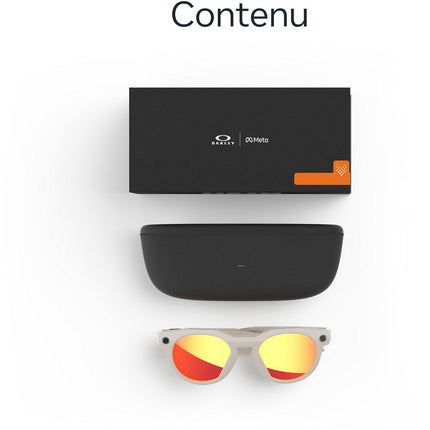Lunettes connectées META Oakley HSTN Desert Ruby Prizm