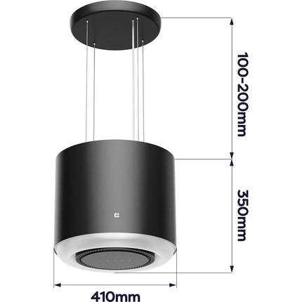 Hotte décorative îlot CIARRA VM4838B