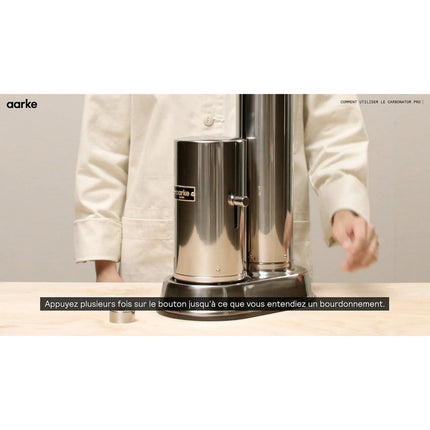 Machine à soda AARKE Carbonator Pro Inox