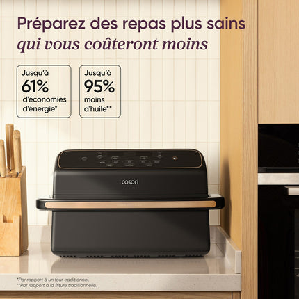 Friteuse sans huile COSORI Dual Blaze Twinfry Compact 8.6-L KAAPAFC