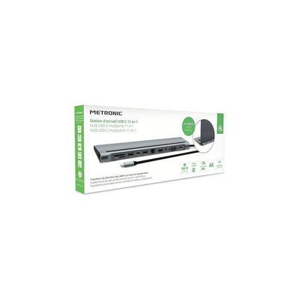 Station d'accueil METRONIC USB-C Adaptateur 11 en 1