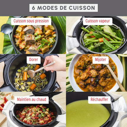 Cookeo MOULINEX Mini Light Blue 150 recettes CE880410