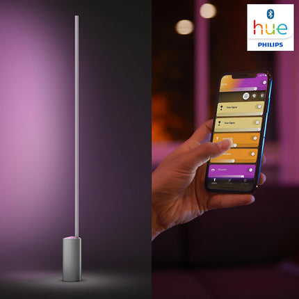 Lampe connectée PHILIPS HUE Gradient Signe noir White&Color Ambiance