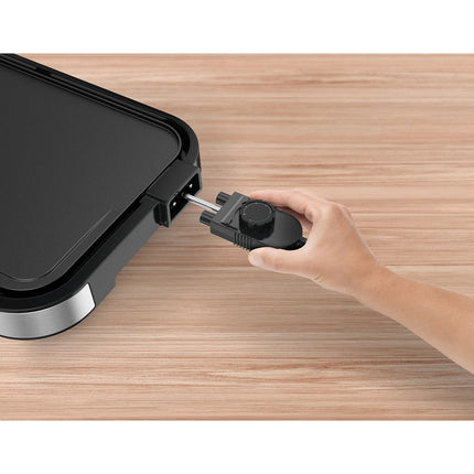 Plancha électrique TEFAL GIANT XL CB631D10 gris à poser, 55x30.4 cm