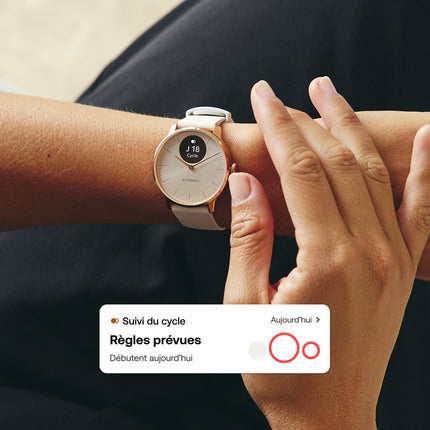 Montre santé WITHINGS Scanwatch Light Gold