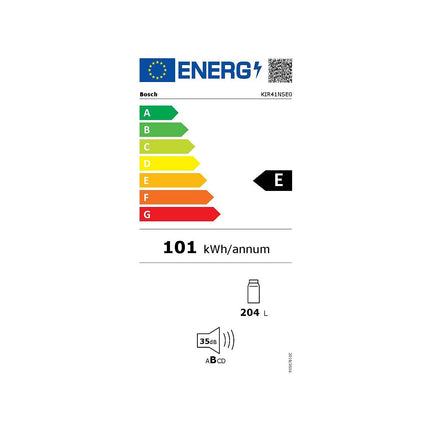 Réfrigérateur 1 porte encastrable BOSCH KIR41NSE0 Série 2 tiroir MultiBox XXL