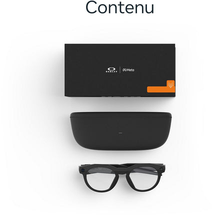 Lunettes connectées META Oakley HSTN Special Edition Clear
