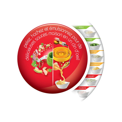 Hachoir MOULINEX Multimoulinette Perfect sauce AT724110