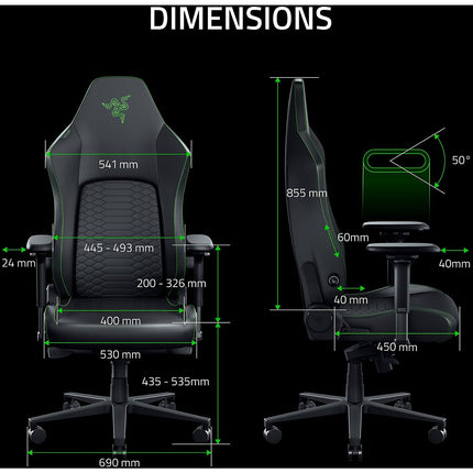 Chaise gaming RAZER Iskur V2 NewGen Green