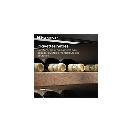 Cave à vin vieillissement HISENSE RW3N230GELF