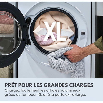 Lave linge séchant hublot CANDY BC4S485M4D8-S