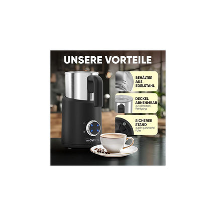 Mousseur à lait CLATRONIC MS3812-Noir