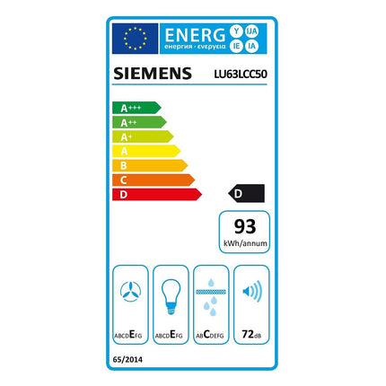 Hotte casquette SIEMENS LU63LCC50