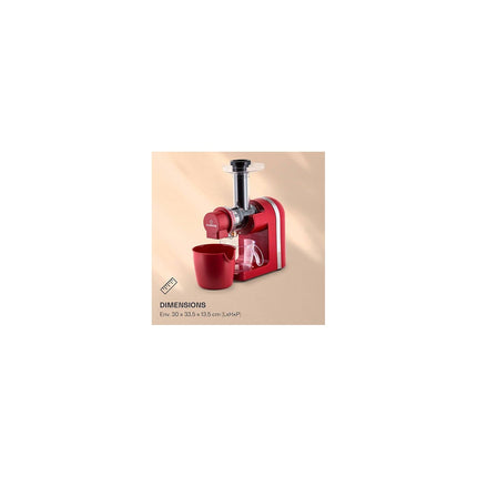 Extracteur de jus KLARSTEIN Bella Elegance - Rouge