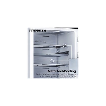 Réfrigérateur 1 porte encastrable HISENSE RL3B303SAWE MetalTechCooling