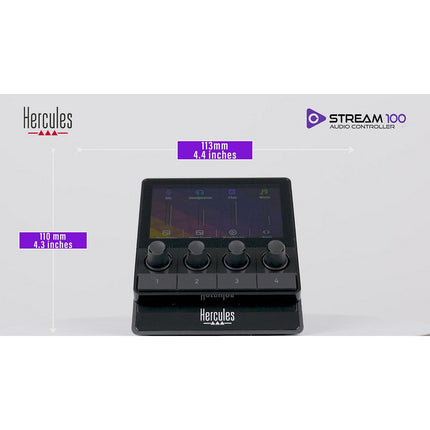 Boitier de contrôle HERCULES Audio Controller STREAM 100