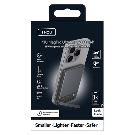 Batterie externe INIU 5000 mAh MagPro slim