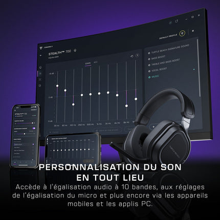 Casque gamer TURTLE BEACH Stealth 700 Gen 3 PC Noir