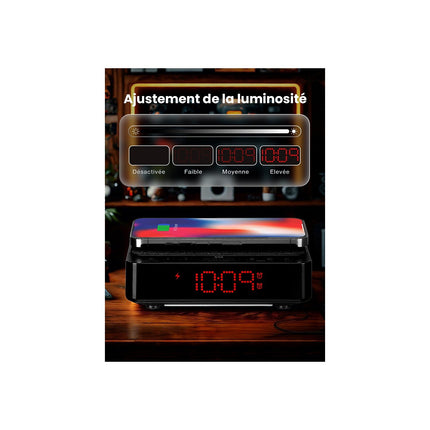 Radio réveil ESSENTIELB RRVI-100 Charge Induction