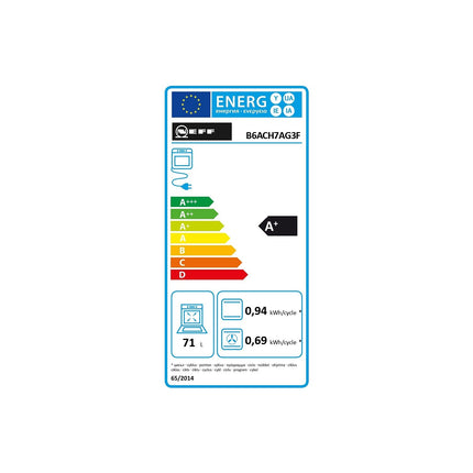 Four encastrable NEFF B6ACH7AG3