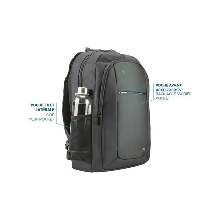 Sac à dos MOBILIS TheOne Éco-conçu PC 14-15,6'' Noir