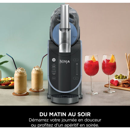 Machine à granita NINJA Slushi FS301EU Granités, Cocktails Glacés, Milkshakes, 5 Programmes, 2.5L, Maintien au Froid 12H