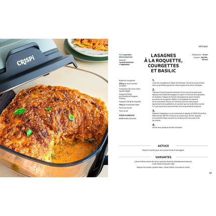Livre de cuisine HACHETTE Recettes Airfryer Ninja Crispi
