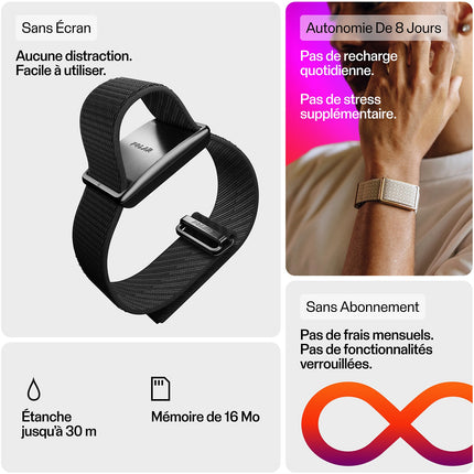 Tracker d'activité POLAR Loop Night Black