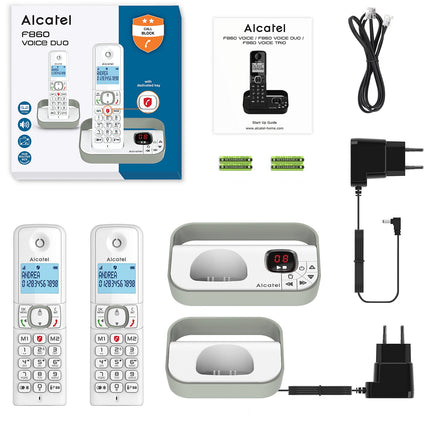 Téléphone sans fil ALCATEL F860 Voice Noir