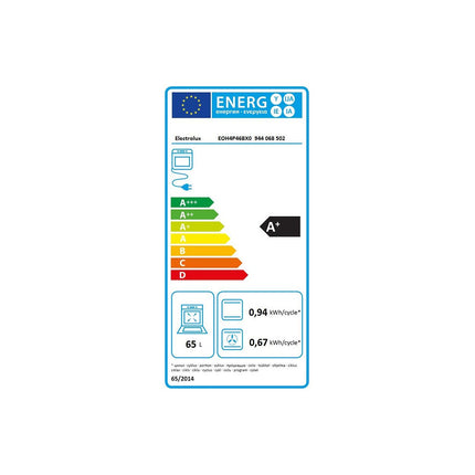 Four encastrable ELECTROLUX EOH4P46BX0 Pyrolyse Chaleur tournante 65L Inox
