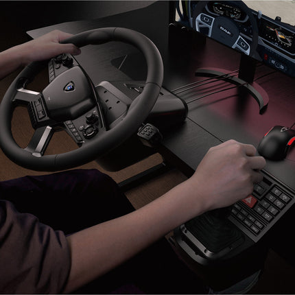 Volant + Levier de vitesses + Pédalier HORI Force Feedback Truck Control System