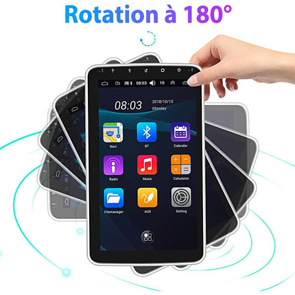 Autoradio connecté JUNSUN 1 DIN 10.1"mit Carplay GPS WIFI BT 4+64G