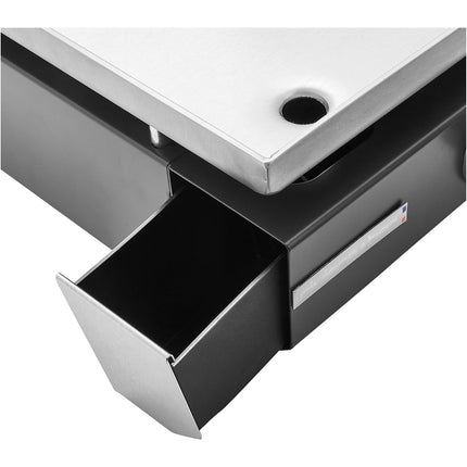 Plancha électrique RIVIERA ET BAR QPL1230 inox 2 brûleurs à poser, 55x40 cm