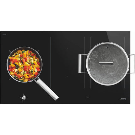 Plaque mixte induction gaz SMEG PM3953D