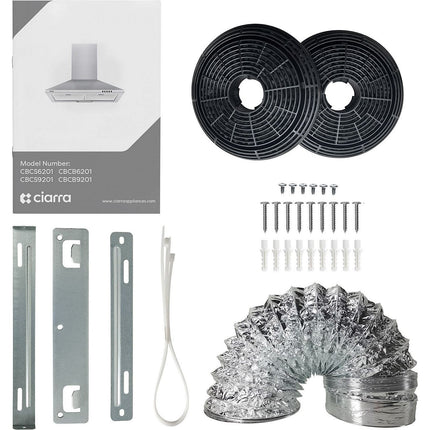 Hotte décorative murale CIARRA 201BK60