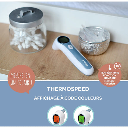 Thermomètre BEABA infrarouge auriculaire et frontal