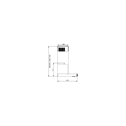 Hotte décorative murale ESSENTIELB EHDB 914i