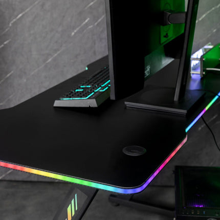 Bureau gamer AMSTRAD DESK120Z-LED-AURORA