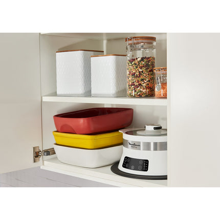 Cuiseur MOULINEX VJ504010R steam up blanc inox 8 programmes automatiques Reconditionné