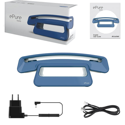 Téléphone sans fil ALCATEL ePure Iconic Bleu