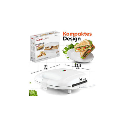 Croque monsieur CLATRONIC ST3813-Blanc