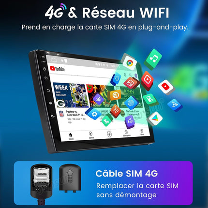 Autoradio connecté JUNSUN pour Mazda CX-7 2008-2015 6+128G Carplay