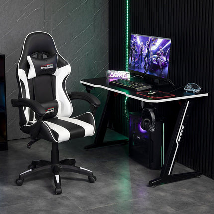 Chaise gaming AMSTRAD 800-WHITE