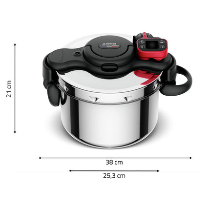 Autocuiseur SEB Clipso Minut Now+ 6L P4900750