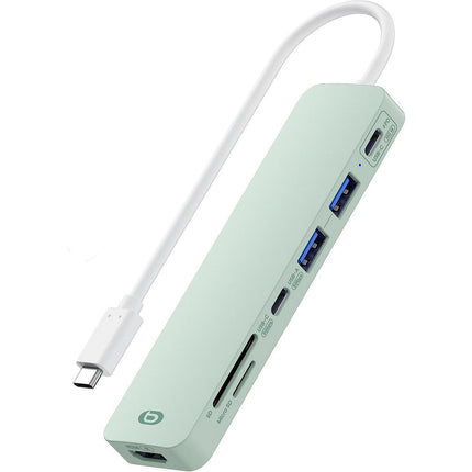 Hub ESSENTIELB 7 en 1 USB C Vert
