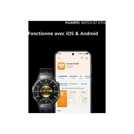 Montre connectée HUAWEI Watch GT6 Pro 46mm Noir
