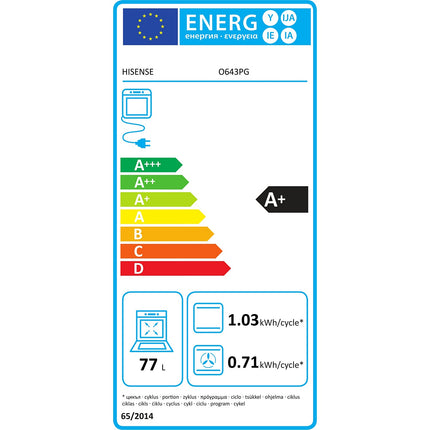 Four encastrable fonction vapeur HISENSE O643PG