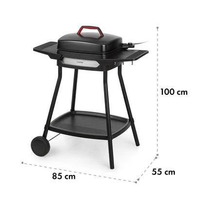 Barbecue électrique KLARSTEIN Gatsby 2000W - 20x32cm- Noir